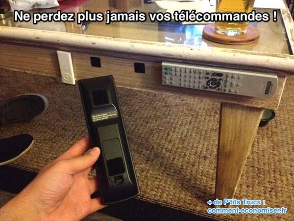 Une astuce pour ne plus perdre ses télécommandes et le retrouver facilement