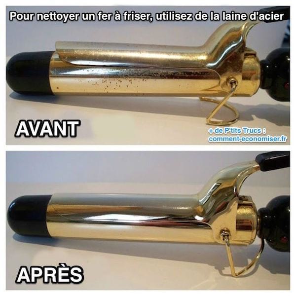 L Astuce Pour Nettoyer Un Fer A Friser Les Cheveux Facilement