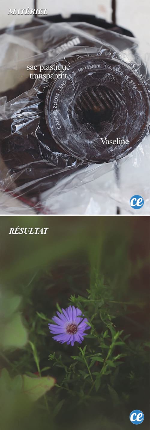 Utilisez de la Vaseline sur votre objectif pour un effet psychédélique.