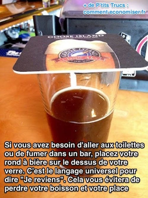 Ne perdez plus votre biere dans un bar