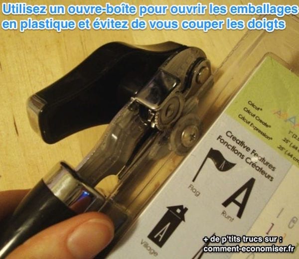 Voici comment ouvrir un emballage en plastique sans vous couper les doigts