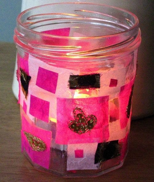 photophore bocal verre