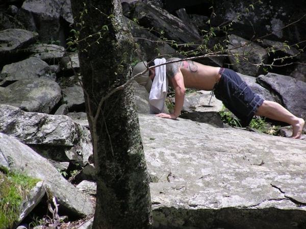 exercices de musculation en montagne