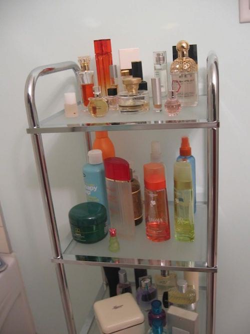 Ranger les produits de beauté