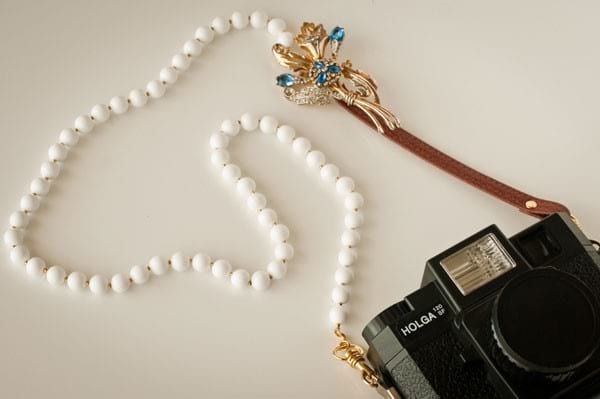 recycler un vieux collier en bandoullière