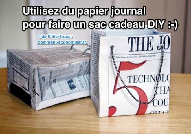 Utiliser du papier journal de mauvaise qualité