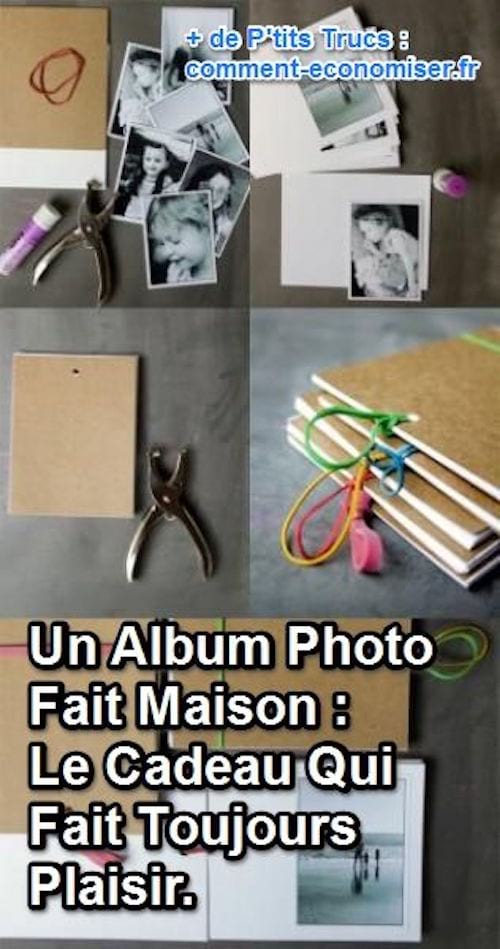 un album photo fait maison pour la fête des grands mères