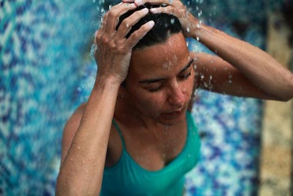 douche pour raffermir la peau