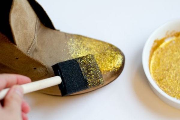 Des paillettes pour chaussures