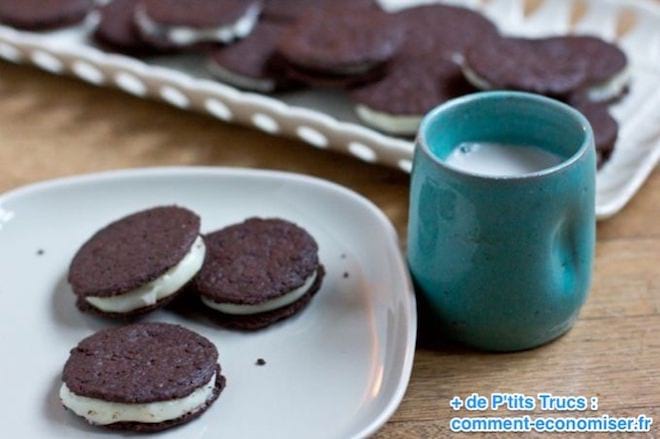 recette secreète biscuits cookies Oreo à faire à la maison facilement