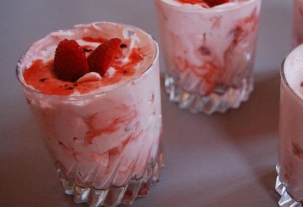 Mousse à la fraise