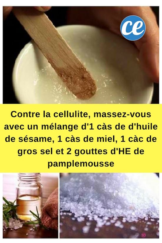 recette d'un soin naturel fait maison et économique pour lutter contre la cellulite