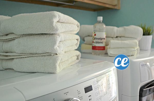 désodoriser les serviettes de toilettes avec vinaigre blanc