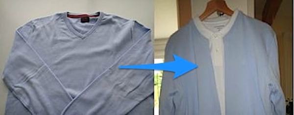 changer un cardigan en petit pull