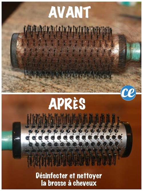 comment désinfecter et nettoyer une brosse à cheveux