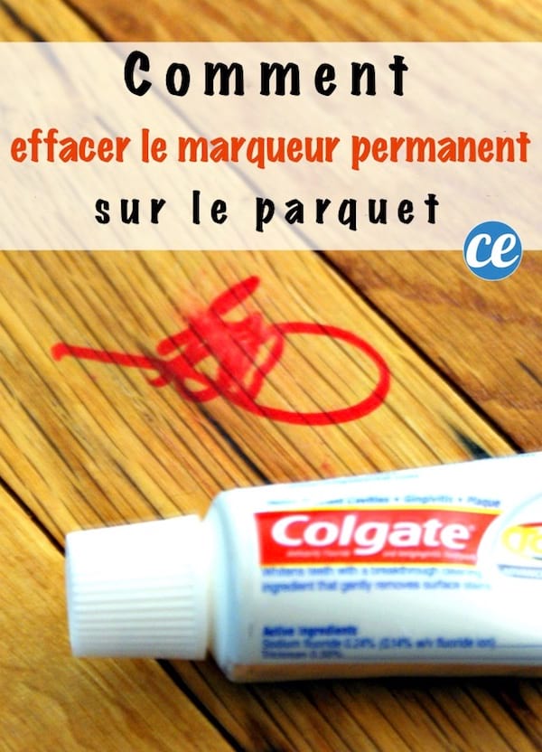 nettoyer les traces de marqueurs permanents sur le parquet