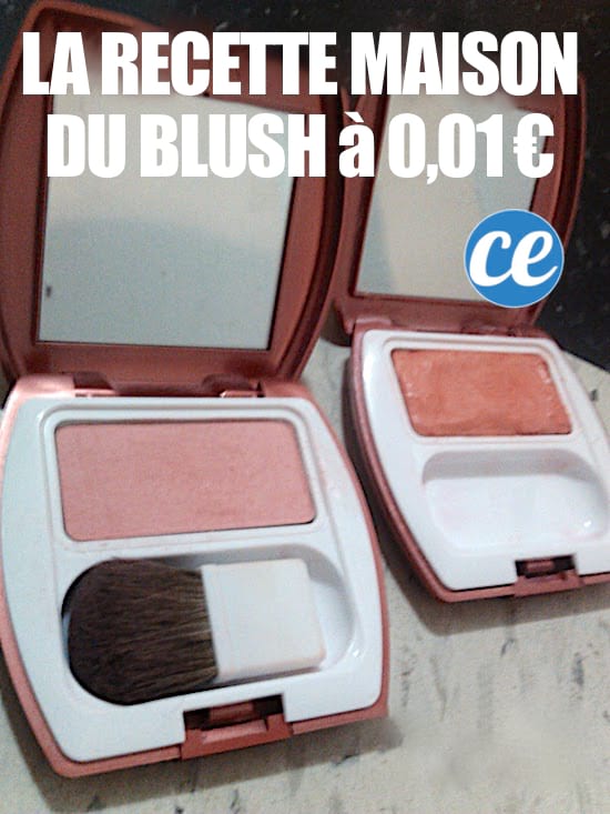 La recette du blush fait maison en poudre à 0,01 centime