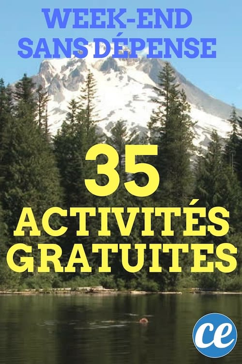Comment survivre à un week-end entier sans faire aucune dépense ?