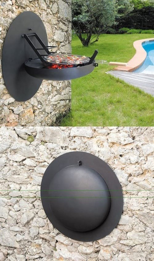 Barbecue qui ne prend pas de place