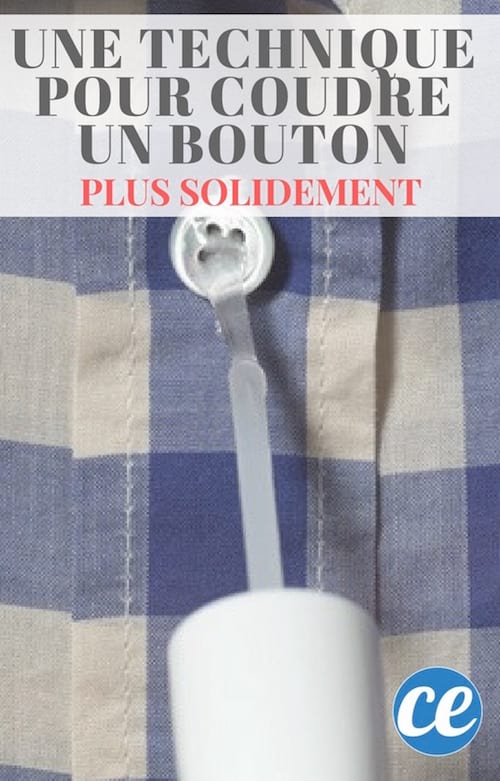comment coudre un bouton plus solidement avec du vernis à ongles