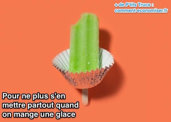 Comment manger une glace sans s'en mettre partout