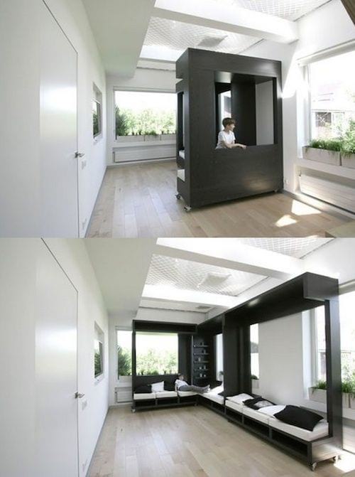 Mobilier pour étudiants modulables