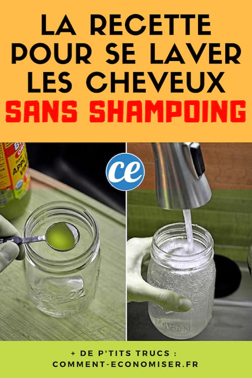 Utilisez du bicarbonate et du vinaigre de cidre pour se laver les cheveux sans shampoing