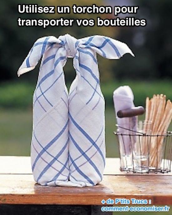 Sac pour bouteille de vin pique-nique