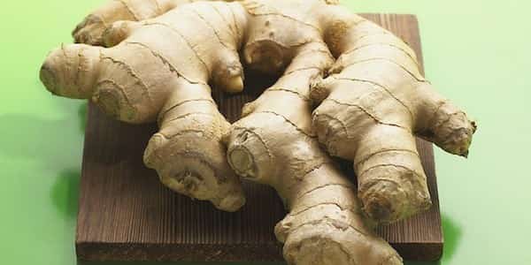 le gingembre améliore les maux de vente