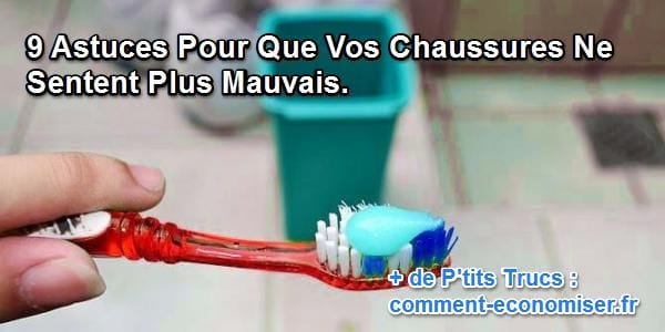 astuces pour que vos chaussures ne sentent plus mauvais
