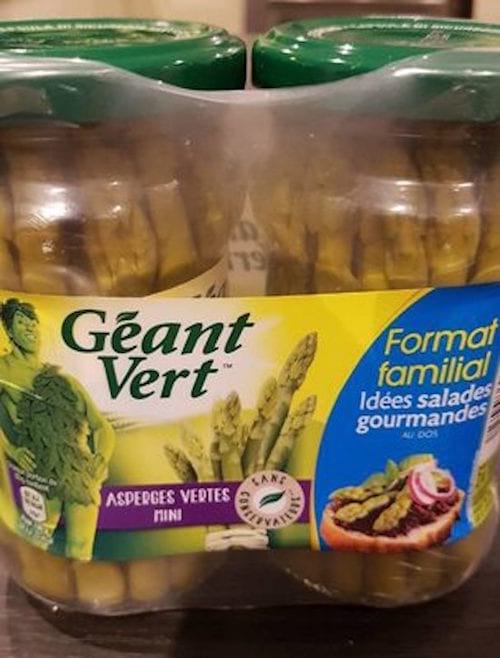 bocaux de légumes Géant Vert