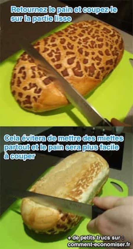 couper le pain sans miettes