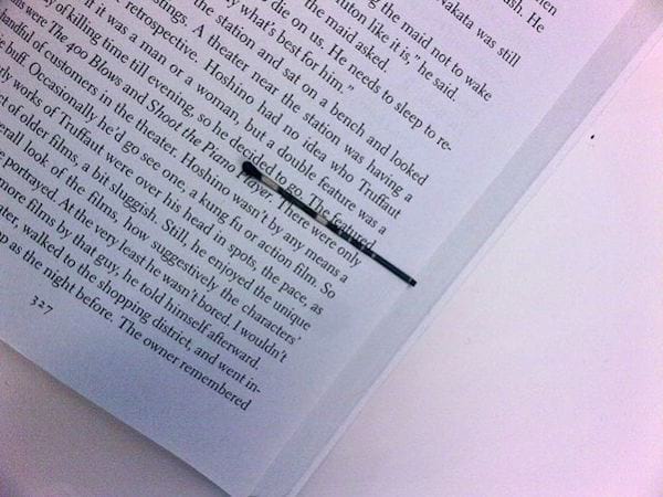 epingle cheveux marque page