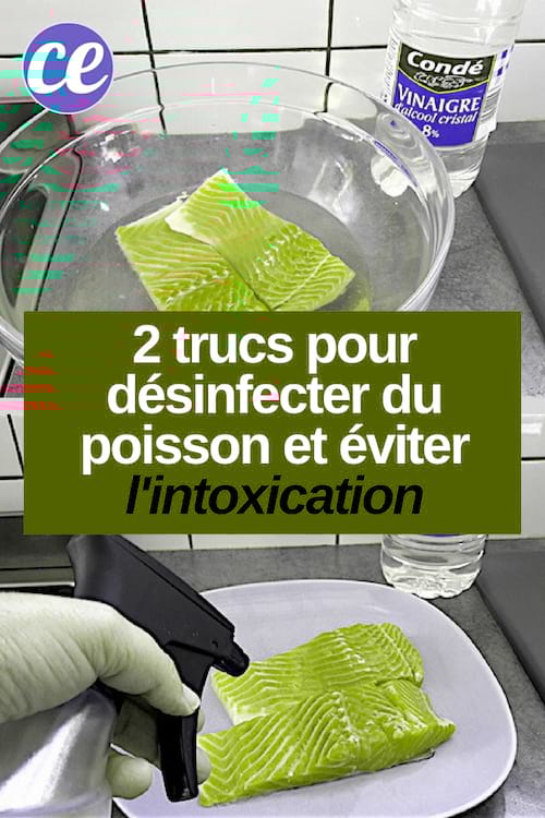 astuces de grand-mère pour éviter l'intoxication avec du poisson grâce au vinaigre blanc
