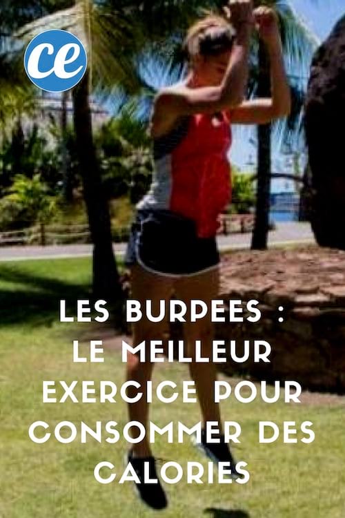 Les burpees sont un exercices efficaces pour brûler les calories