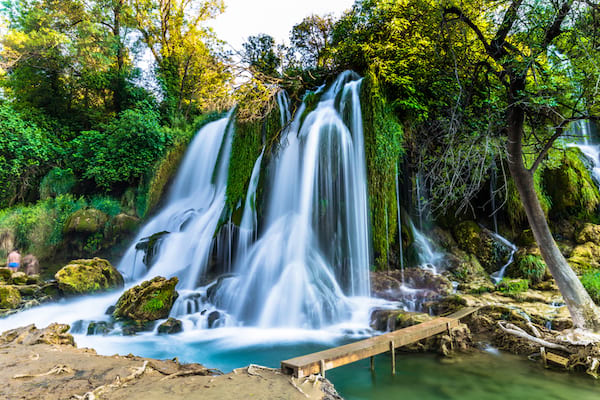 Les chutes de Kravice en Bosnie Herzogovine