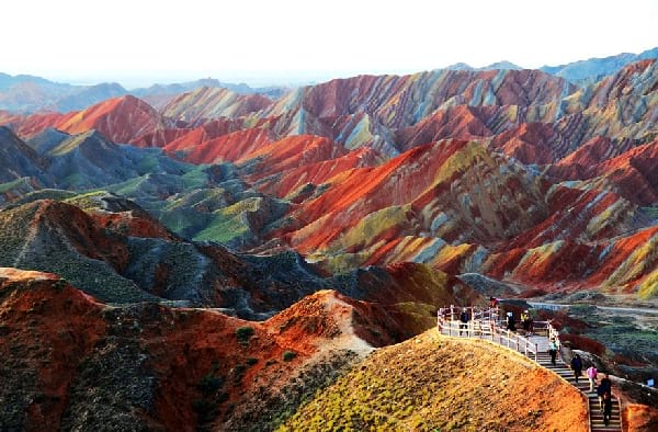 Le parc géologique national de Zhangye Danxia en Chine