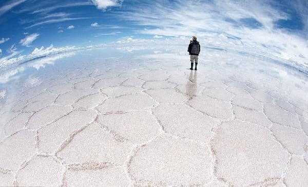 Le salar d'Uyuni en Bolivie