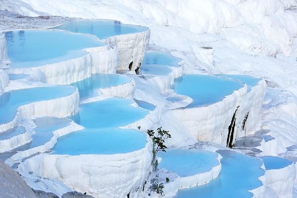 Pamukkale au sud-ouest de la Turquie
