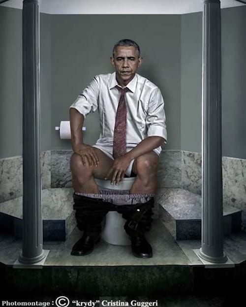 Barack Obama vu par Cristina Guggeri