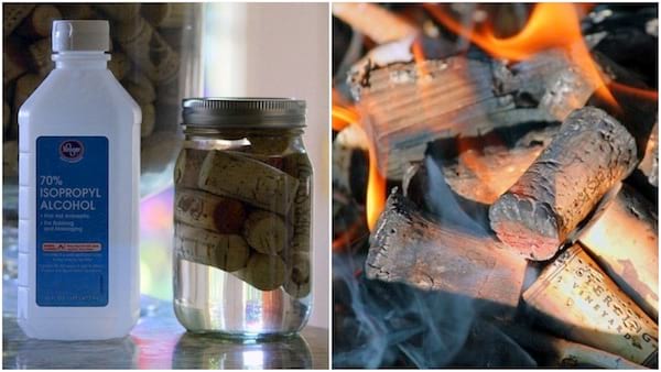 Comment transformer des bouchons de liège en allume-feux