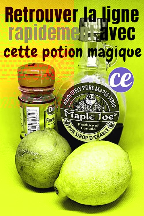 la boisson régime détox au citron pour maigrir