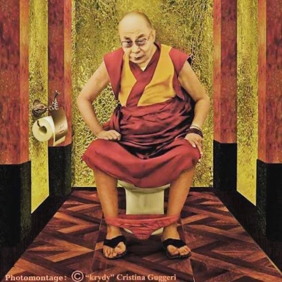 le Dalaï Lama vu par Cristina Guggeri