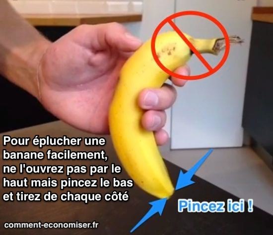 Épluchez une banane comme un singe
