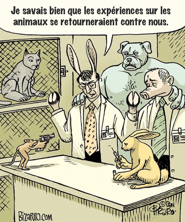 humain subissant des expériences de recherches