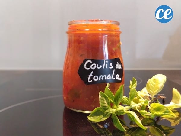 recette du coulis de tomate au basilic avec des tomate trop mûres fait maison