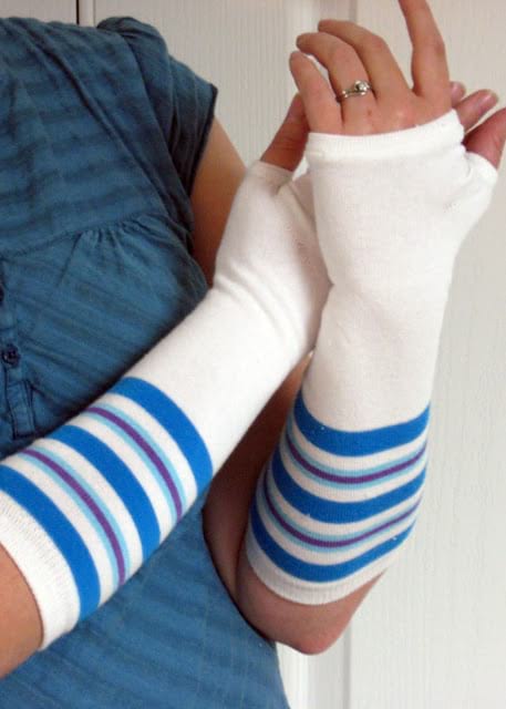 créez des mitaines avec chaussette
