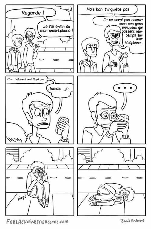 la dépendance au smartphone