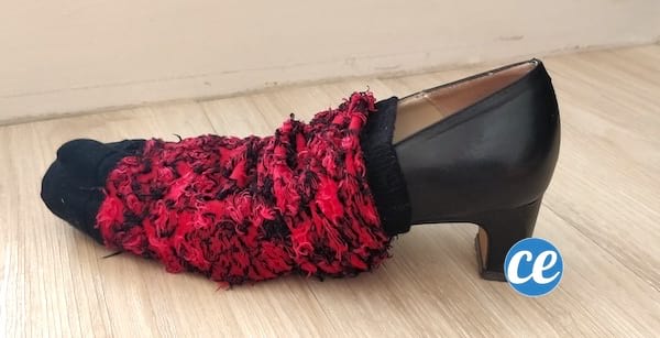 protéger les escarpins dans chaussette pendant voyage