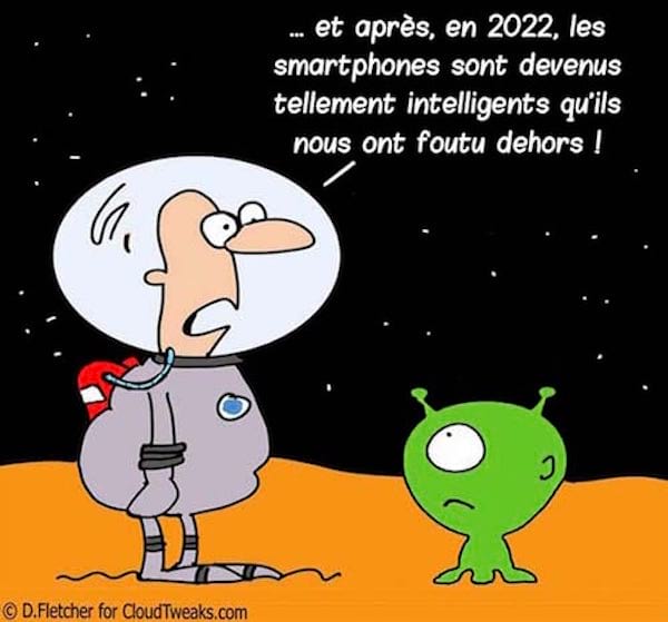 les smartphones ont pris le pouvoir sur terre